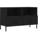 Maison Chic TV omarica - TV enota - Televizijska omarica črna 80x36x50 cm inženirski les, (21702336) | Shoptok.si