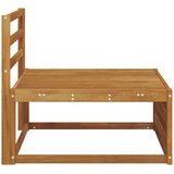  Srednja sofa za van Čvrsto drvo akacije Prirodna Smeđa 79 x 83 x 73 cm | Shoptok.si