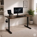  Električni okvir stola podesiv po visini 72-118 cm za radne povr&amp;scaron;ine do 160 cm crne boje modernhome Slike