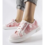 Gemre Clavet Pink Washed-Effect Sneakers | shoptok.hr