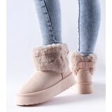 Gemre Pink snow boots adorned with fur Adelfia | Shoptok.si