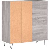 vidaXL Omarica za gramofonske plošče siva sonoma 84,5x38x89cm inž. les | Shoptok.si