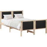  Konstrukcija postelje z vzglavjem Črna 120 x 200 cm blago, (5000084669) | Shoptok.si