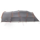  Tunelski šator za 8 osoba Siva i narančasta 710 x 460 x 245 cm | shoptok.hr