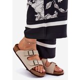 Big Star Suede Women's Slippers With Buckles | ePonuda.com