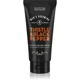 Thistle & Black Pepper gel za pranje za lice i bradu 150 ml