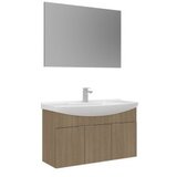 Hanah home Kupatilski ormarić sa umivaonikom i ogledalom (2 komada) Purus 100 327 | Eponuda.com