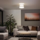  Brilagi - LED površinski montiran luster CERIA 1xE27/40W/230V, prečnik 30 cm, siva | Eponuda.com