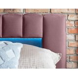 ELTAP Rožnata oblazinjena zakonska postelja s prostorom za shranjevanje z letvenim dnom 140x200 cm Lamica – | Shoptok.si