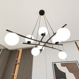  Visilica na sajli ESSA 8xE14/10W/230V crni/beli | Eponuda.com