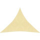 vidaXL Senčno jadro 160 g/m² bež 3x3x3 m HDPE, (20610884) Cene