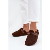 Boto Women's slippers with fleece type lamb Brown Lorivine | shoptok.hr