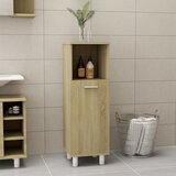 The Living Store Kopalniška omarica sonoma hrast 30x30x95 cm iverna plošča - Kopalniška Omarica, (21436660) Cene