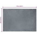  Faux Rabbit Fur Rug Antracit 120 x 170 cm Poliester | shoptok.hr