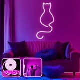 Opviq daisy the cat - medium - pink pink decorative wall led lighting | ePonuda.com