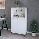  Visoka komoda bijela 60x36x110 cm od konstruiranog drva Cijene