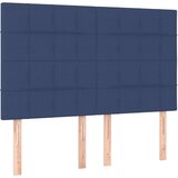  Uzglavlja 4 kom plavi 72 x 5 x 78/88 cm od tkanine | shoptok.hr