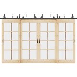 vidaXL Pribor za klizna vrata 183 cm čelični crni | shoptok.hr