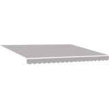 vidaXL Avtomatska retraktibilna tenda z LED svetlobo Svetlo siva 400x350 cm, Tenda za zamenjavo tkanine za okvir 4x3.5 m Svetlo siva | Shoptok.si