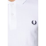 Fred Perry Pamučna majica dugih rukava boja: bijela, s aplikacijom, M6006.100 | shoptok.hr