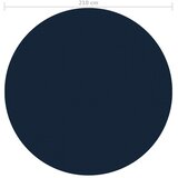  Plavajoča PE solarna folija za bazen 210 cm črna in modra | Shoptok.si