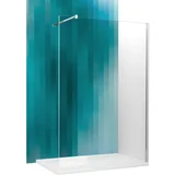 tuš stena walk eco (90 x 200 cm, srebrni stenski profil, steklo: 6 mm, prozorno)