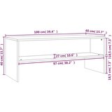 TV ormarić siva boja betona 100 x 40 x 40 cm konstruirano drvo | shoptok.hr