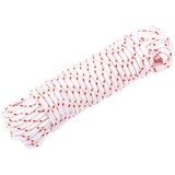 vidaXL Potegnite zaganjalno vrvico bele in rdeče barve Ø4 mm 10 m | Shoptok.si