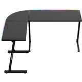 Hero 6.0 RGB crni kutni stol za igranje 147 cm | shoptok.hr