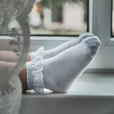 Fist Sokne sa čipkom za bebe bele | Eponuda.com
