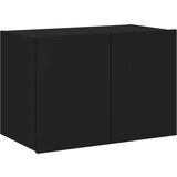 vidaXL Zidni TV ormarić s LED svjetlima crni 60 x 35 x 41 cm | shoptok.hr