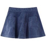  Dječja suknja s džepovima od samta modra 92 | shoptok.hr