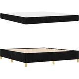  Krevetna konstrukcija Crna 180 x 200 cm tkanina | shoptok.hr