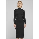 Urban Classics Women's ribbed turtleneck dress black | shoptok.hr