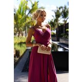 Numoco Elegant maxi long dress with shoulder straps | Shoptok.si