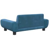  Krevet za pse plavi 70 x 45 x 33 cm baršunasti | shoptok.hr
