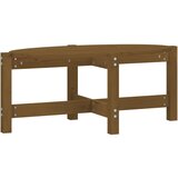 Maison Chic Klubska mizica - kavna mizica - Nizka mizica medeno rjava 87x48x35 cm trdna borovina, (21755106) | Shoptok.si