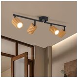  Brilagi - Spot svetiljka MODERN WOOD 4xGU10/8W/230V drvo/crna | Eponuda.com