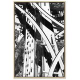  Slika - City Geometry (1 Part) Vertical 40x60 U prirodnom drvenom okviru | shoptok.hr