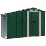  Vrtno spremište zeleno 277 x 93 x 179 cm od pocinčanog čelika | shoptok.hr