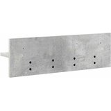  Vješalica za kapute na zidu Betonski sivi 60 x 10,5 x 18 cm | Shoptok.si