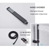 EYN Elegantna črna armatura za kad | Pipa s slapom ZP1920 — Črna | Shoptok.si