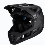 MTB Enduro 4.0 V23 bicycle helmet with removable chin bar, size L, black