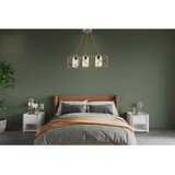 Opviq Dratrio Glass - Gold, Transparent GoldTransparent Chandelier Cene