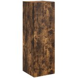vidaXL Omejen kabineta za kopalnico Dimljen hrast 33 x 34,5 x 100 cm, (5000245281) | Shoptok.si