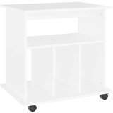 vidaXL s kotačima bijeli 60 x 45 x 60 cm od iverice Cijene