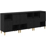  Komode 3 pcs Crni hrast 60 x 35 x 70 cm Konstruirano drvo | Eponuda.ba