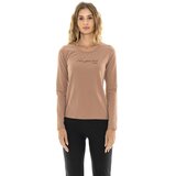 Leone 1947 Majice z dolgimi rokavi Woman T-Shirt Long Sleeves Relaxed Kostanjeva Cene