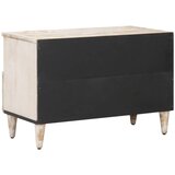 TV ormar s pohranom Bijelo 70 x 33,5 x 46 cm Čvrsto drvo manga | shoptok.hr