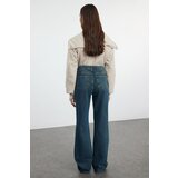 Trendyol Navy Blue High Waist Wide Leg Jeans | Shoptok.si